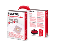 SENCOR SVC 840 Worki do odkurzaczy z mikrowlókna 5 szt. + filtr - 1391921 - zdjęcie 1